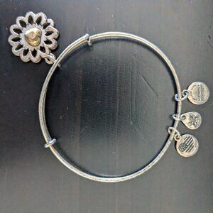 Alex and Ani One Half of Two Piece Friendship Bracelet Silver